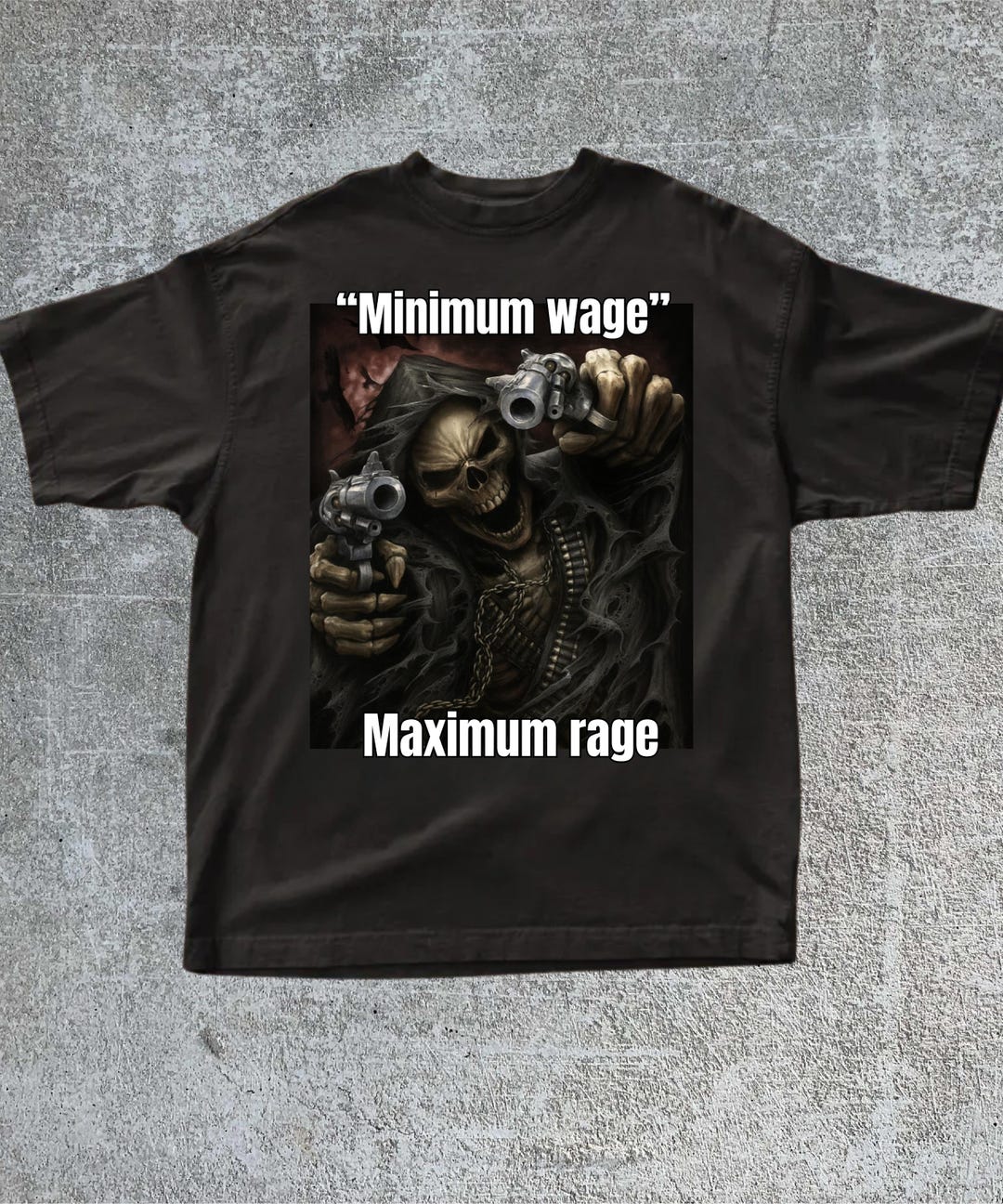 Skeleton Rage Minimum Wage Maximum Rage Skeleton Shirt,sarcastic Offensive Skeleton ...