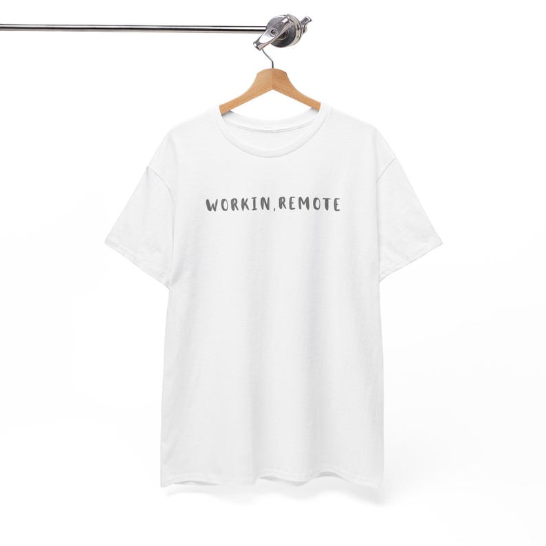 Digital nomad shirt for remote worker,nomad van life gift,freelancer lover tee,gift for blogger,work from home gift,Unisex Heavy Cotton Tee image 1