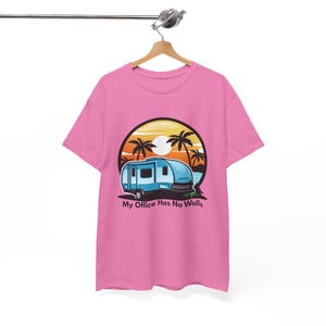 Digital nomad shirt for remote worker,freelancer lover tee,gift for blogger,work from home gift,nomad van life gift,Unisex Heavy Cotton Tee image 6