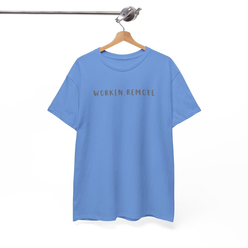 Digital nomad shirt for remote worker,nomad van life gift,freelancer lover tee,gift for blogger,work from home gift,Unisex Heavy Cotton Tee image 6