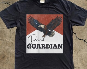 Retro Eagle T-Shirt,Vintage Desert Wildlife Graphic Tee, Retro Western Nature Shirt,Eagle Graphic tee,Nature Lover,Western Style Shirt
