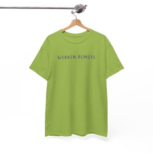 Digital nomad shirt for remote worker,nomad van life gift,freelancer lover tee,gift for blogger,work from home gift,Unisex Heavy Cotton Tee image 5