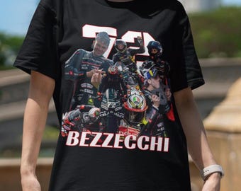 Marco Bezzecchi Vintage MotoGP Camiseta unisex / Camisa Marco Bezzecchi / Look retro MotoGP / Traje del día de la carrera / Retro ApriliaTee / Regalo MotoGP