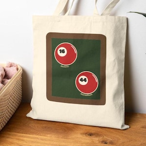 F1 Pool Table Inspired Tote Bag | Vintage F1 Bag |  Formula One Gift