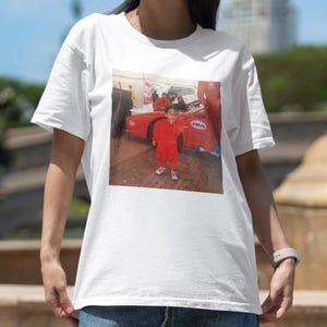 Photo pour bébé Alex Albon | T-shirt unisexe F1 vintage | Look Street Style F1 | Cadeau pour fan de course | Tenue le jour de la course | T-shirt Williams rétro