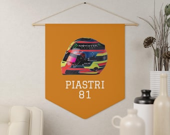 Banderín de Fórmula 1 / Regalo de F1 / Regalo para aficionados a las carreras / Decoración de F1 / Red Bull, Ferrari, McLaren, Mercedes, Aston Martin, Audi