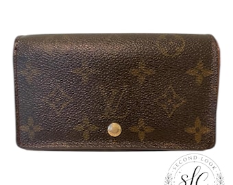 Louis Vuitton Trésor Wallet Vintage Designer Luxury Accessory with LV Gift Box