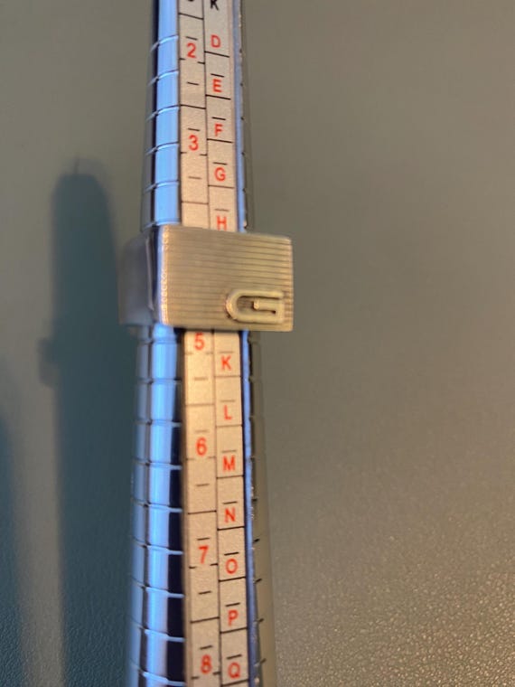 Sterling Silver Gucci Ring - Authentic Statement … - image 3