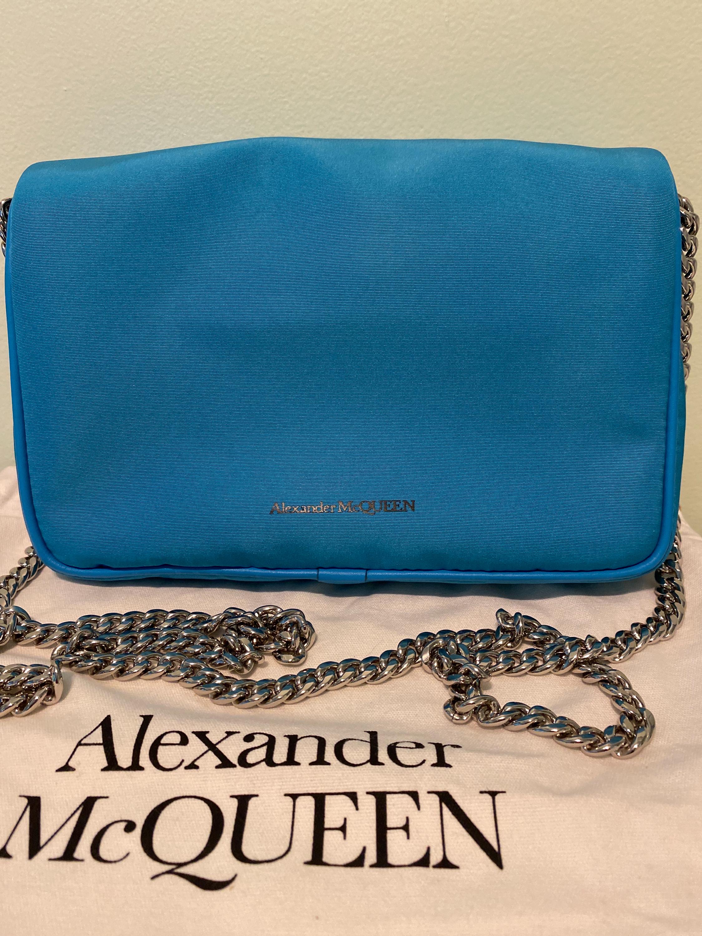 Alexander Mcqueen Skull Nylon Crossbody Bag - Punk Designer 