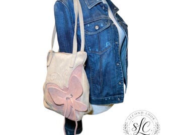 Coccinelle Suede Purse Italian Designer Handbag Women’s Tote