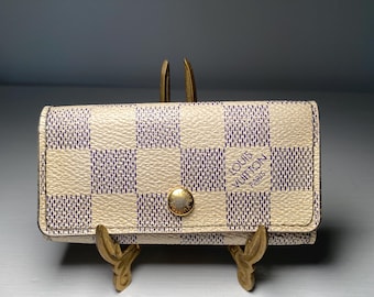 Louis Vuitton Damier Four-Key Holder Designer Luxury Accessory