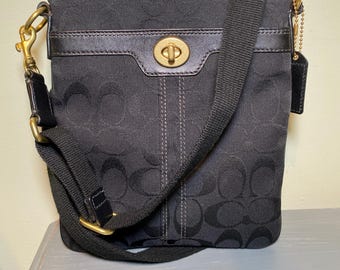 Coach Black Hampton Crossbody Designer Women’s Purse