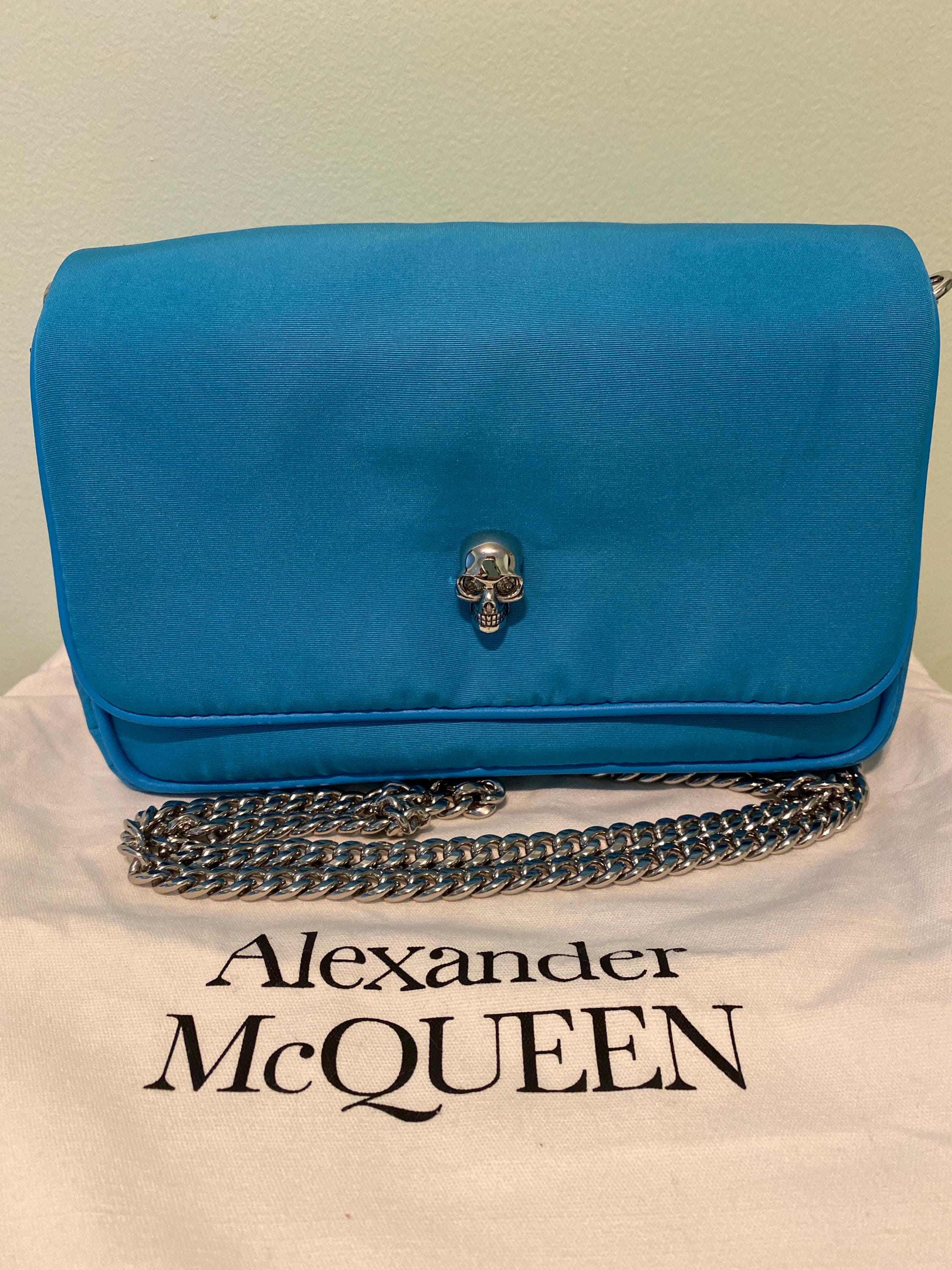 Alexander Mcqueen Skull Nylon Crossbody Bag - Punk Designer