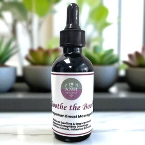 Soothe the Boob | Engorgement & Mastitis Relief Oil | Baby-Safe, Organic Herbal Relief for Nursing Moms