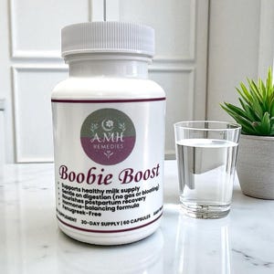 Fenugreek-Free Organic Lactation Capsules | Herbal Nursing Support | Breastfeeding Blend | Postpartum Gift for Mom