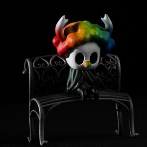 Hohle Ritter Figur: Schreibtisch Dekoration, Fan Geschenk, Halloween Diorama, Geek Geschenk