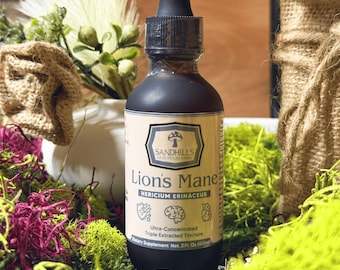 Triple Extracted Lions Mane Tincture - 2 Oz