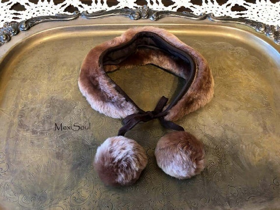 SALE/Vintage 1950's Collars/Set of 2/Real Fur Col… - image 3