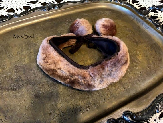 SALE/Vintage 1950's Collars/Set of 2/Real Fur Col… - image 2