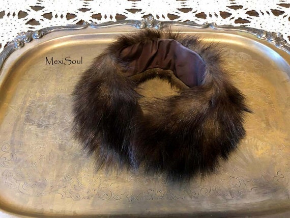 SALE/Vintage 1950's Collars/Set of 2/Real Fur Col… - image 6