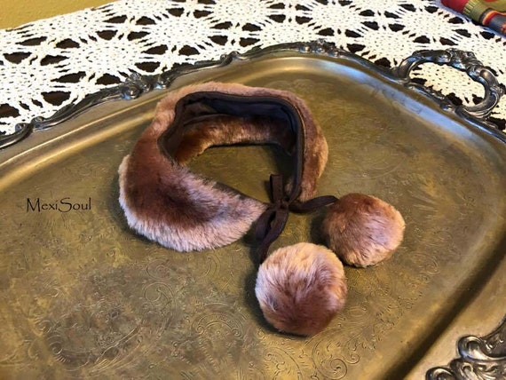 SALE/Vintage 1950's Collars/Set of 2/Real Fur Col… - image 5