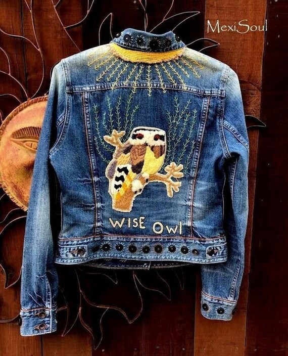 Lucky Brand Denim Jacket/wise Owl Denim 