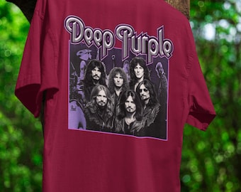 Deep Purple Band Tee, Unisex Heavy Cotton T-shirt - Etsy