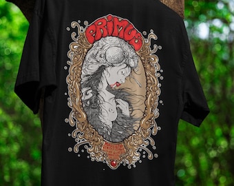 Primus Band T-Shirt, Unisex aus schwerer Baumwolle