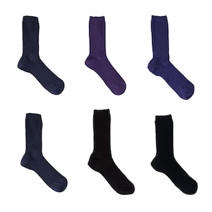 Formal/professional sock set | 95% cotton socks | crew length solid lightweight all season | unisex one size fit