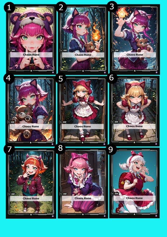Annie Rune Custom Proxy Cards - Riftbound TCG - Etsy