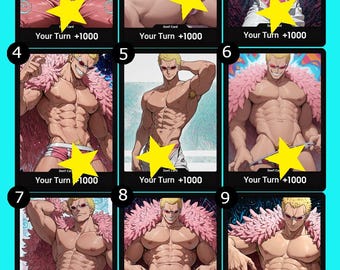 Donquichote Doflamingo NIET DOEN!! Aangepaste proxykaarten: TCG uit één stuk