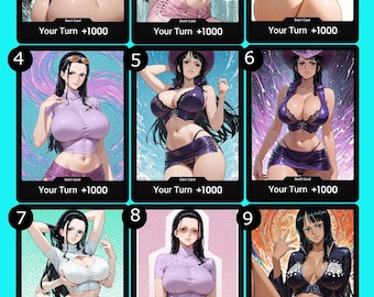 Nico Robin DON!! Aangepaste proxykaarten: TCG uit één stuk