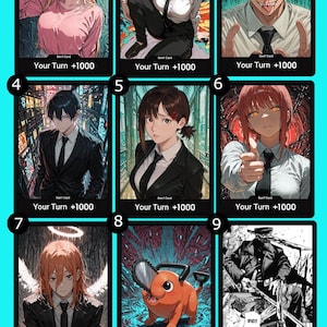Mix de Chainsaw Man DON!! Cartas Proxy Personalizadas - One Piece TCG - SFW