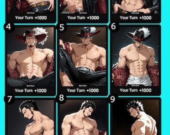 Mihawk DON!! Cartas proxy personalizadas - One Piece TCG