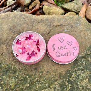 Rose Quartz Intention Candle