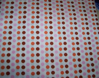 HALF YARD Heather Ross Lightning Bug Dit Dots in Earth