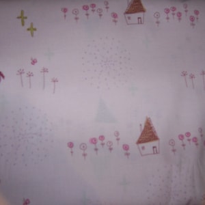 Half Yard Yuwa Megumi Sakakibara Pink Uma Japanese fabric