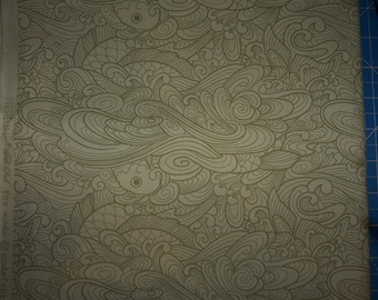 Moda Neptune Caspian in Algae by Tula Pink