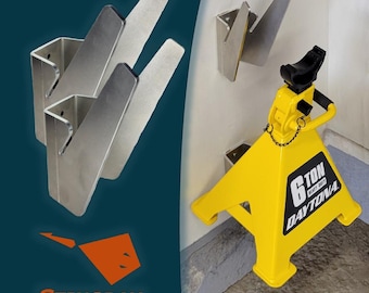 Jackstand Wandhalterung für 6 Ton Jack Stands, 2er Pack, Jack Stand Lagerung