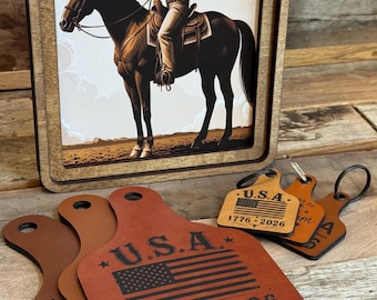 Patriotic Gift Set, American Flag Gift, 1776-2026 Anniversary, 250 Years of Freedom, Western Decor, USA Gift