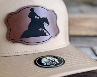 Reining Patch Hat - Rodeo Event - Cowboy Gift - Western Hat