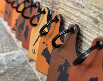 Rodeo Events Cow Tag Keychain Collection: Western Cowboy/Cowgirl Gift