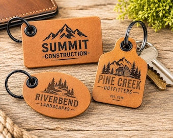 Custom Logo Keychains for Businesses, Employee Appreciation Gifts, Company Branding, Bulk Orders