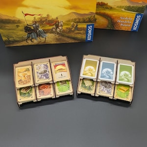 Card organizer for The Settlers of Catan | Cities & Knights | Card holder for storing resource and development cards