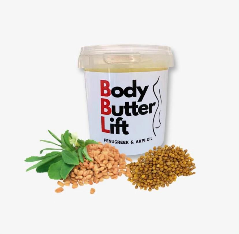 Body Butter Lift with Fenugreek & AKPI Oil. Body Butter Body Care Hydrating Silky Blend Moisturizer Skin Repair