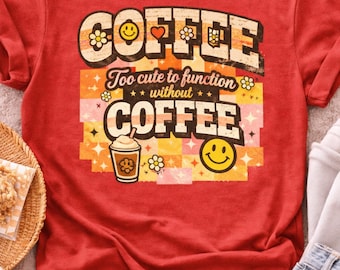 Retro Coffee PNG – Sarcastic Caffeine Humor Design (Digital Download)