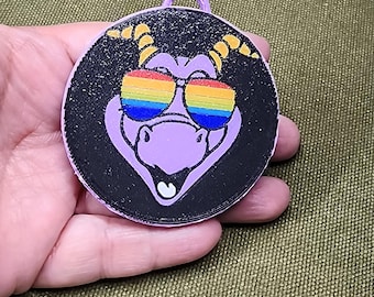 Magic Band Plus Puck Holder - Figment! (Version 2 Round)
