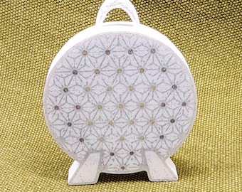 Magic Band Puck Holder - EPCOT Spaceship Earth! White