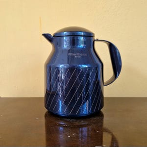 Termo Rowenta Filtertherm de luxe vintage, de plástico con inserto de vidrio, década de 1970, Alemania Occidental