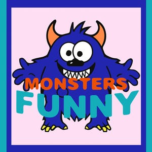 Cute monsters colouring pages. Printable book for kids and adults.